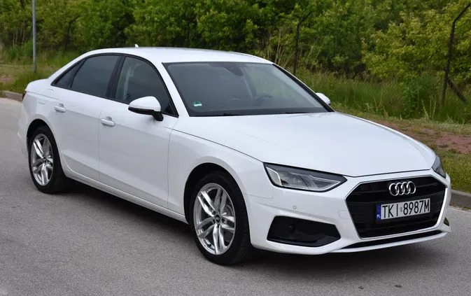 świętokrzyskie Audi A4 cena 109900 przebieg: 180000, rok produkcji 2019 z Kielce